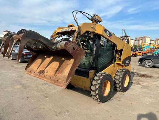 CAT 246C Cor original Carregador de direcção de deslizamento usado Segurança e precisão Em bom estado