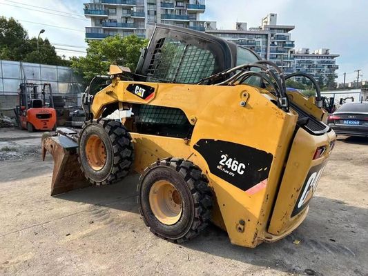 CAT 246C Cor original Carregador de direcção de deslizamento usado Segurança e precisão Em bom estado
