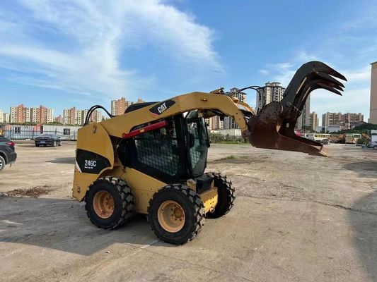 CAT 246C Cor original Carregador de direcção de deslizamento usado Segurança e precisão Em bom estado