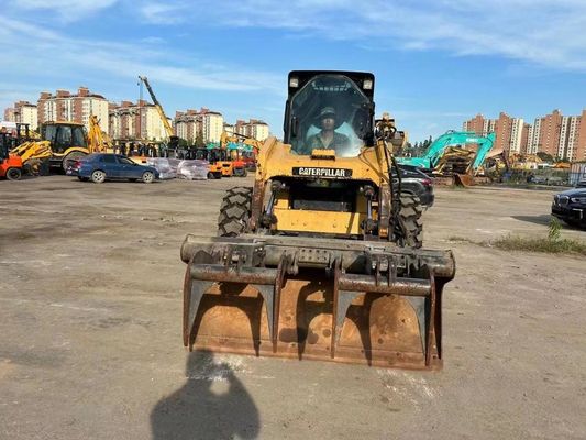 CAT 246C Cor original Carregador de direcção de deslizamento usado Segurança e precisão Em bom estado