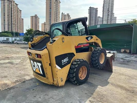 CAT 246C Cor original Carregador de direcção de deslizamento usado Segurança e precisão Em bom estado