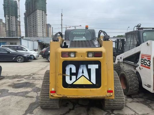 Potente 277C Usado Caterpillar Skid Steer Eficiência de combustível Em boas condições