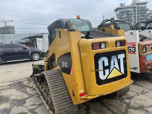 Potente 277C Usado Caterpillar Skid Steer Eficiência de combustível Em boas condições