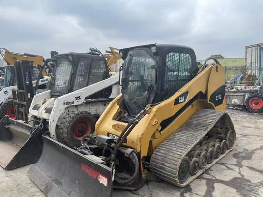 Potente 277C Usado Caterpillar Skid Steer Eficiência de combustível Em boas condições