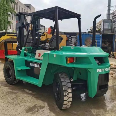 7 toneladas Mitsubishi FD70 Camião de empilhadeira usado Original Japão empilhadeira de segunda mão