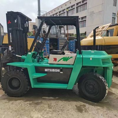 7 toneladas Mitsubishi FD70 Camião de empilhadeira usado Original Japão empilhadeira de segunda mão