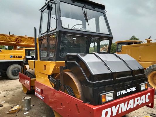 Dynapac CC421 Roller de estrada usado de tambor duplo Roller de estrada de alta produtividade Suécia