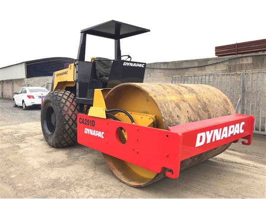 CA251D tambor liso vibratório usado rolha Dynapac com forte potência