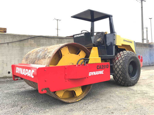 CA251D tambor liso vibratório usado rolha Dynapac com forte potência