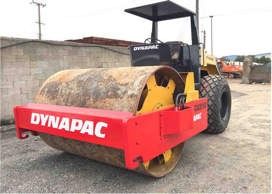 CA251D tambor liso vibratório usado rolha Dynapac com forte potência