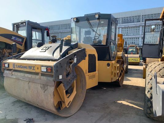 Compactor de tambor duplo Liugong CLG6212 usado Operação fácil Baixo tempo de inatividade