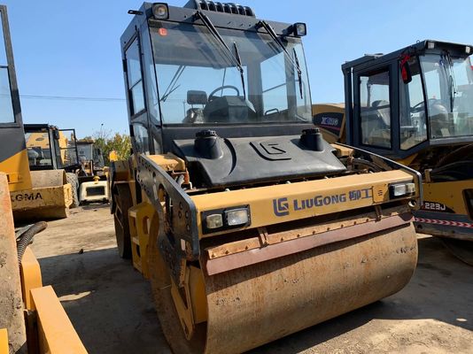 Compactor de tambor duplo Liugong CLG6212 usado Operação fácil Baixo tempo de inatividade