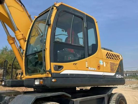 Hyundai R150W-9 Excavadora de Roda Usada 2015 Alta Precisão para Construção