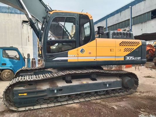 R305LC-9T Excavadora Usada Excavadora Hyundai Usada Para Localização de Construção