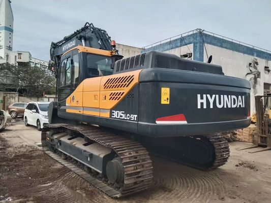 R305LC-9T Excavadora Usada Excavadora Hyundai Usada Para Localização de Construção