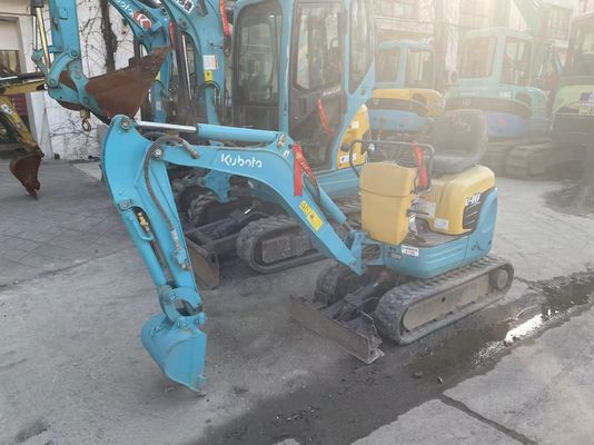 Kubota U10-3 Mini Excavadora Usada de Trabalho Interior Máquina de Excavadora de Segunda Mão