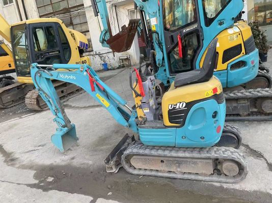 Kubota U10-3 Mini Excavadora Usada de Trabalho Interior Máquina de Excavadora de Segunda Mão