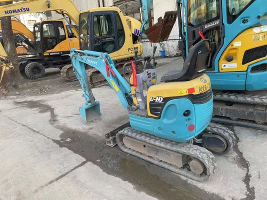 Kubota U10-3 Mini Excavadora Usada de Trabalho Interior Máquina de Excavadora de Segunda Mão