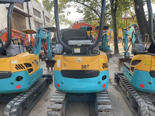 Cor original Usado Kobelco Excavator U17 Alta eficiência para trabalhar em ambientes fechados