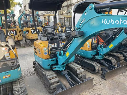 Cor original Usado Kobelco Excavator U17 Alta eficiência para trabalhar em ambientes fechados
