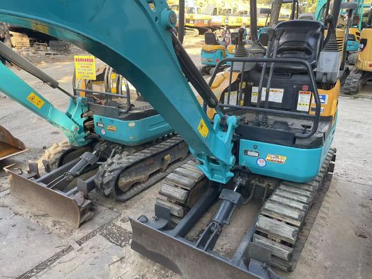 Cor original Usado Kobelco Excavator U17 Alta eficiência para trabalhar em ambientes fechados