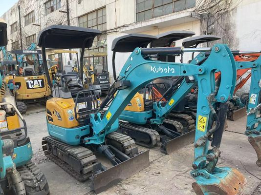Cor original Usado Kobelco Excavator U17 Alta eficiência para trabalhar em ambientes fechados