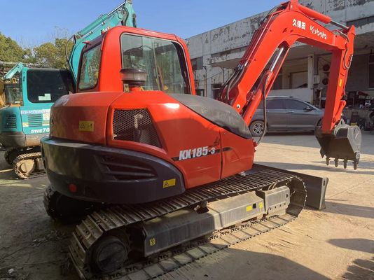 Original Japão Excavadora Kubota KX185-3 Usada Para Venda/Excavadora Kubota Mini Usada Para Venda
