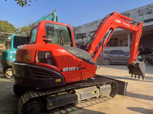 Original Japão Excavadora Kubota KX185-3 Usada Para Venda/Excavadora Kubota Mini Usada Para Venda