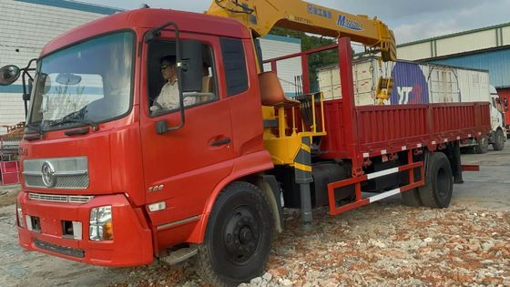 8 toneladas XCMG SQS200-4 caminhão montado guindaste usado com caminhão DongFeng 2019 ano