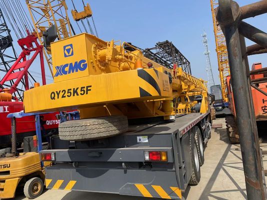 2021 Ano Cranes de caminhões usados XCMG QY25K5F Operação de segurança Cranes móveis de 25 toneladas
