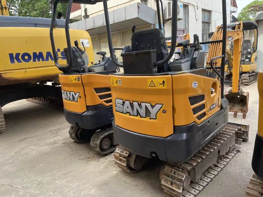 Usado SANY SY16C mini escavadeira operação suave para trabalhar no jardim