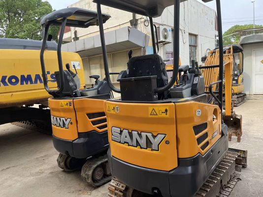 Usado SANY SY16C mini escavadeira operação suave para trabalhar no jardim