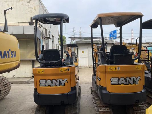 Usado SANY SY16C mini escavadeira operação suave para trabalhar no jardim