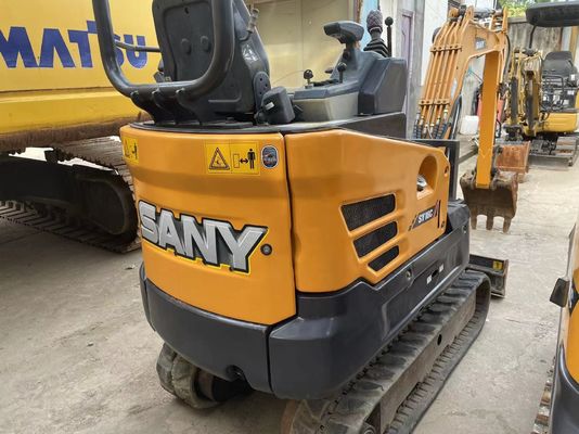 Usado SANY SY16C mini escavadeira operação suave para trabalhar no jardim