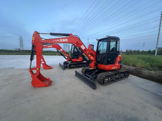 Original Japão Mini Excavadora Kubota U55-4 Usada Para Venda/Mini Excavadora Kubota Usada Para Venda