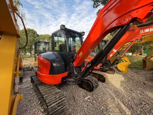 Repintura cor usado Kubota KX163-5 mini escavadeira em excelente estado / escavadeira Kubota com EPA motor e braço de balanço