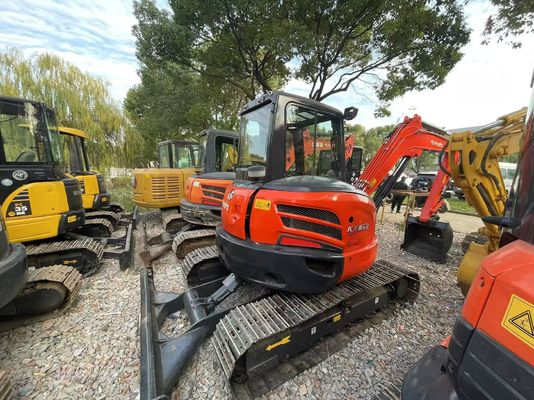 Repintura cor usado Kubota KX163-5 mini escavadeira em excelente estado / escavadeira Kubota com EPA motor e braço de balanço