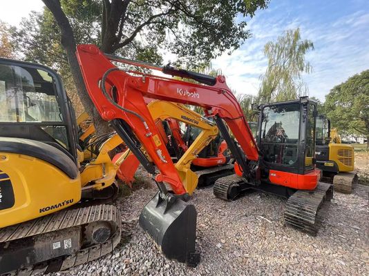 Repintura cor usado Kubota KX163-5 mini escavadeira em excelente estado / escavadeira Kubota com EPA motor e braço de balanço