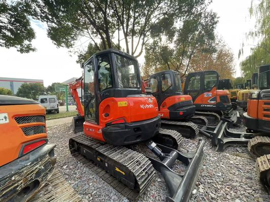 Repintura cor usado Kubota KX163-5 mini escavadeira em excelente estado / escavadeira Kubota com EPA motor e braço de balanço