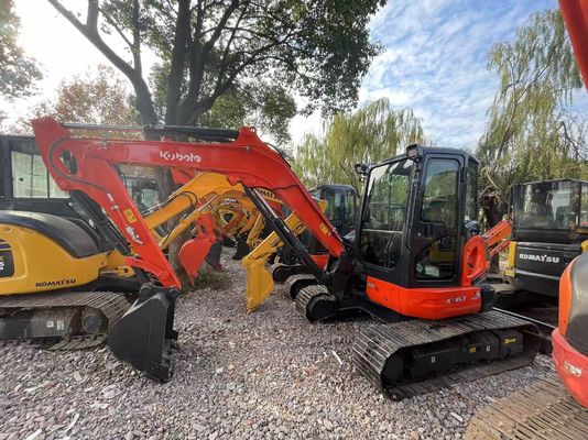 Repintura cor usado Kubota KX163-5 mini escavadeira em excelente estado / escavadeira Kubota com EPA motor e braço de balanço