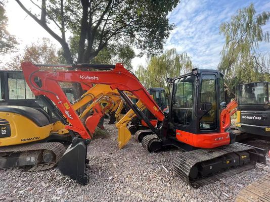 Repintura cor usado Kubota KX163-5 mini escavadeira em excelente estado / escavadeira Kubota com EPA motor e braço de balanço