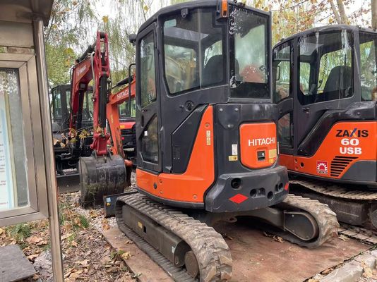 Original Japão Usado Hitachi ZX35U-5N Mini Excavator Em Excelente Condição/Usado Mini Excavator Japonês Com Braço de Balanço E Motor EPA