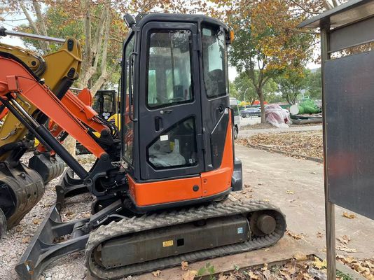 Original Japão Usado Hitachi ZX35U-5N Mini Excavator Em Excelente Condição/Usado Mini Excavator Japonês Com Braço de Balanço E Motor EPA
