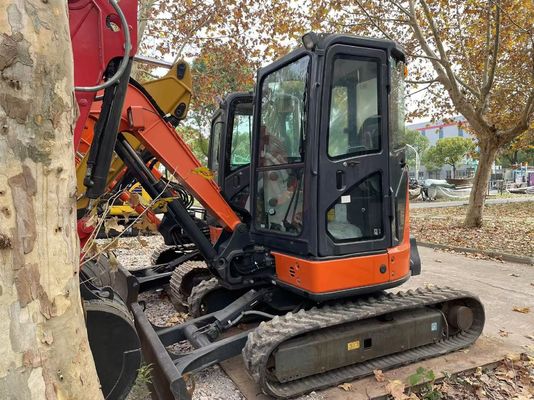 Original Japão Usado Hitachi ZX35U-5N Mini Excavator Em Excelente Condição/Usado Mini Excavator Japonês Com Braço de Balanço E Motor EPA