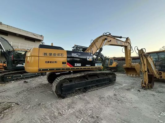 Usado Crawler Caterpillar 336D Excavator Repaint Color 36 toneladas para mineração