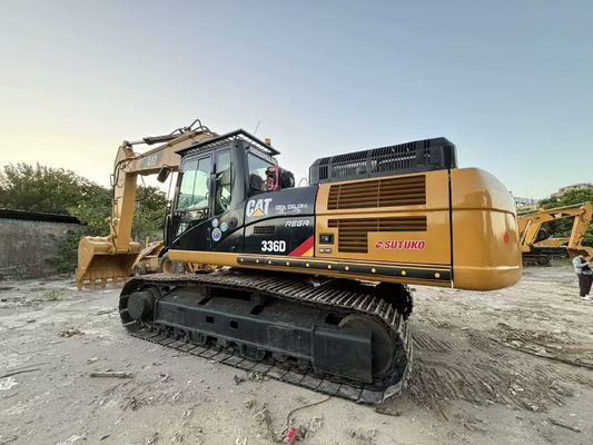 Usado Crawler Caterpillar 336D Excavator Repaint Color 36 toneladas para mineração