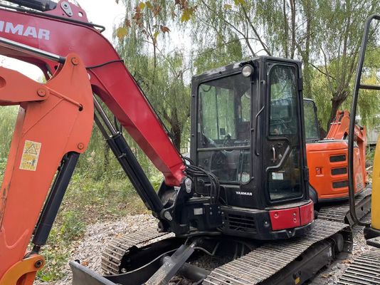 Excavadora mini japonesa original Yanmar Vio55-5B Usada com motor EPA/Excavadora mini Kubota Usada para venda