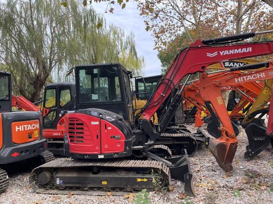 Excavadora mini japonesa original Yanmar Vio55-5B Usada com motor EPA/Excavadora mini Kubota Usada para venda