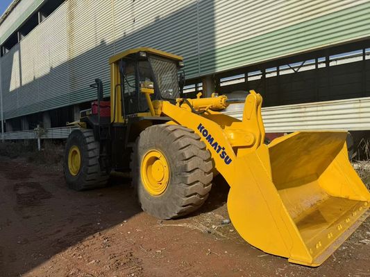 Repintura cor WA470-3 Usado Komatsu roda carregador para construção Oriente Médio