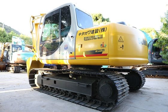 Excavadora japonesa de segunda mão Sumitomo SH120-6 em excelente estado.